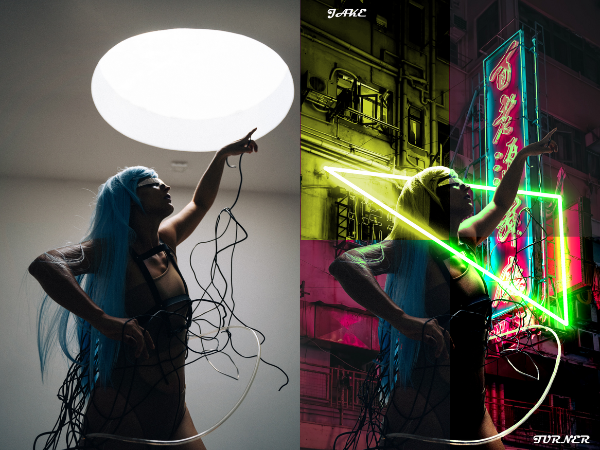 'neon girl' was one of my first projects in photoshop in my website design class at NSU. I really wanted to come out swinging! 